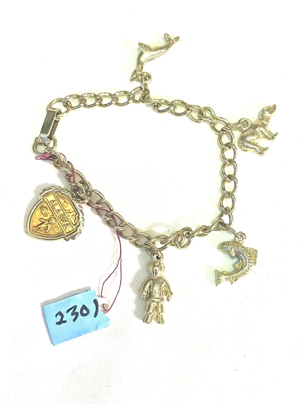 Vintage Alaskan Charm Bracelet